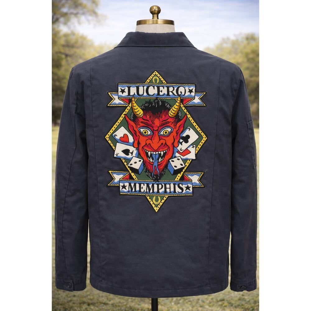 Vintage Customized Cintas Lucero Memphis Diablo Workwear Jacket S